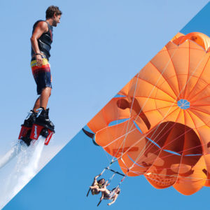 Parachute et Initiation Flyboard 2 personnes